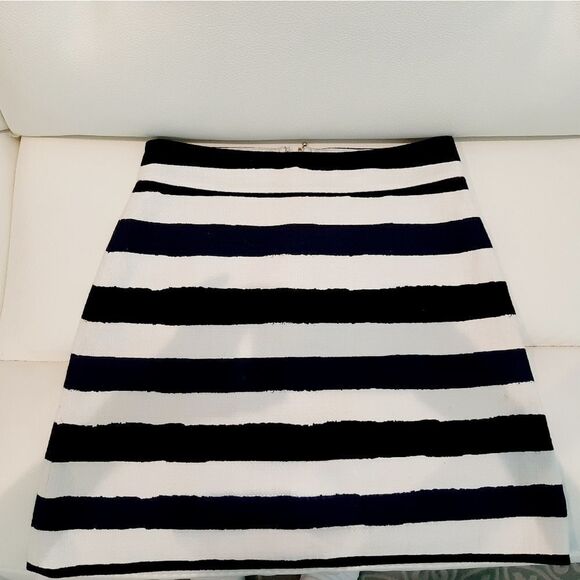 Kate Spade Delphina A line Stripe Short Skirt Size 6 - Picture 6 of 10